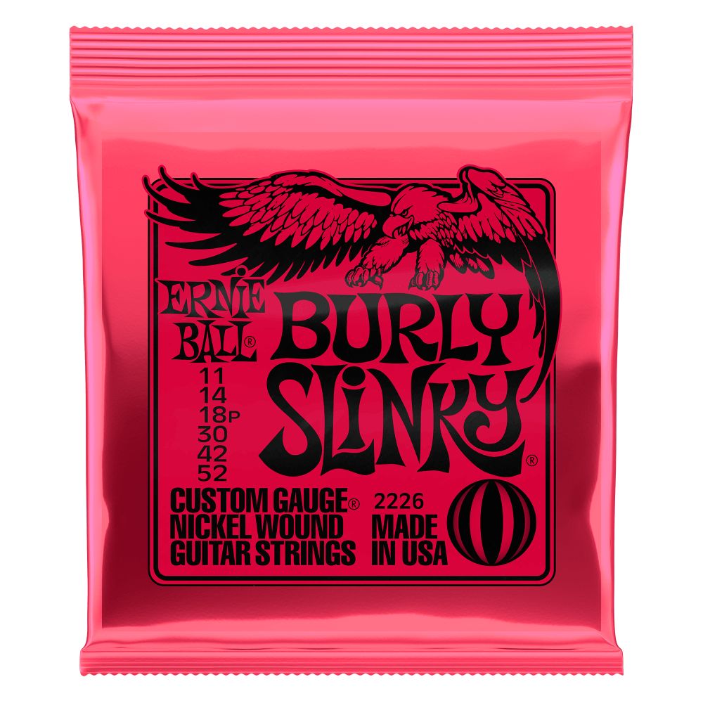 Ernie Ball EB-2226 E-Gitarren Saiten Burly Slinky .011-.052