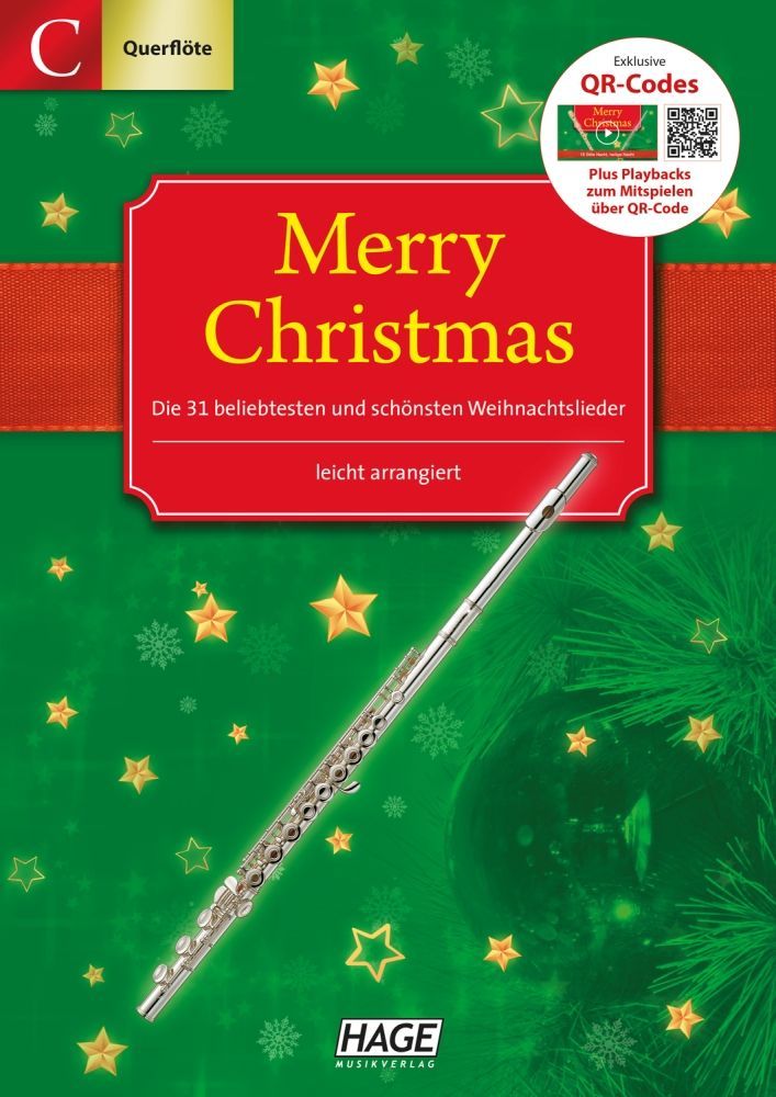 Noten Merry Christmas 31 beliebtesten Weihnachtslieder Hage Querflöte eh2083_00051575_