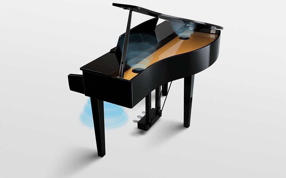 KAWAI DG-30PE Digital-Flügel schwarz poliert mit Responsive Hammer III Tastatur