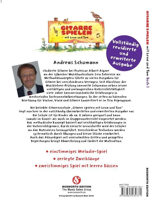 Noten Gitarre spielen mit Lena und Tom 1 Schumann Bosworth BoE7306