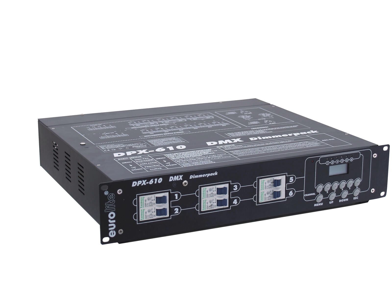 EUROLITE DPX 610 DMX Dimmerpack mit Klemmleiste - B-Stock_00054887_