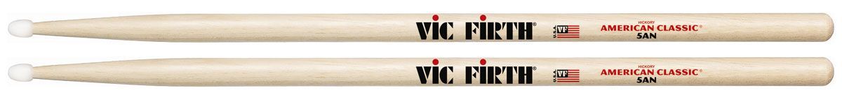 Vic Firth 5AN Drumsticks Hickory Nylonkopf