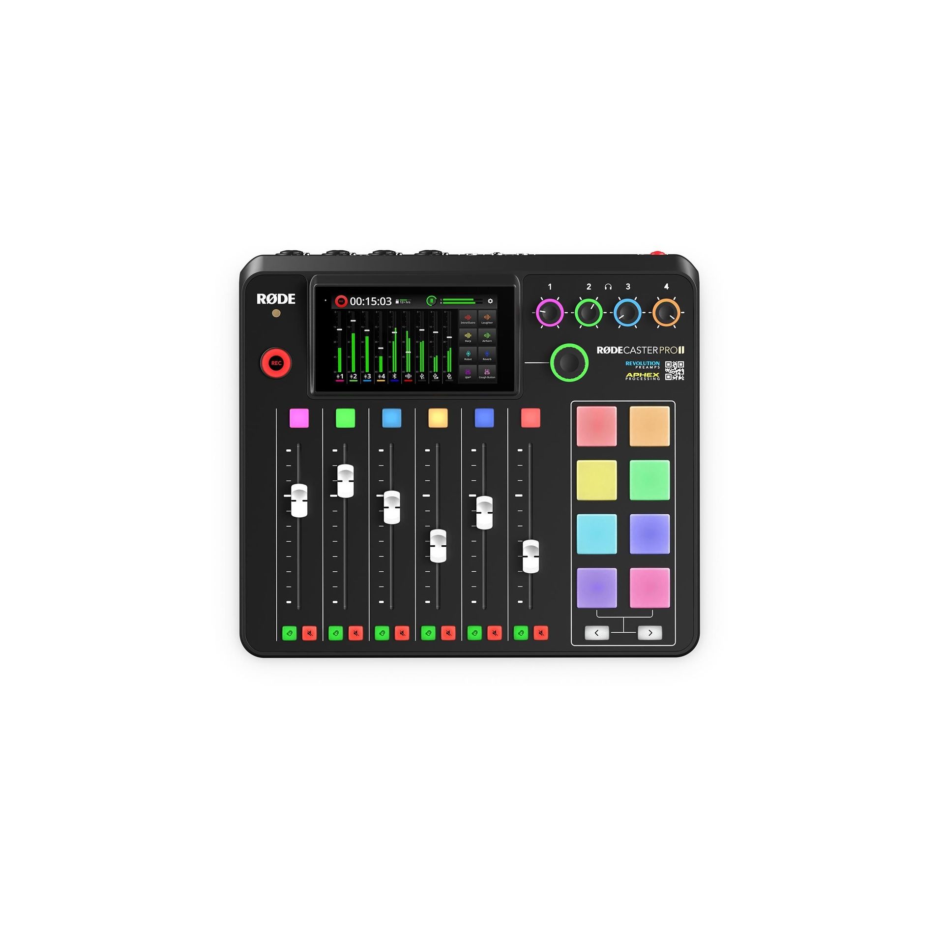 Rode Rodecaster Pro ll Audio Production Studio für Podcaster, Streamer, Musiker