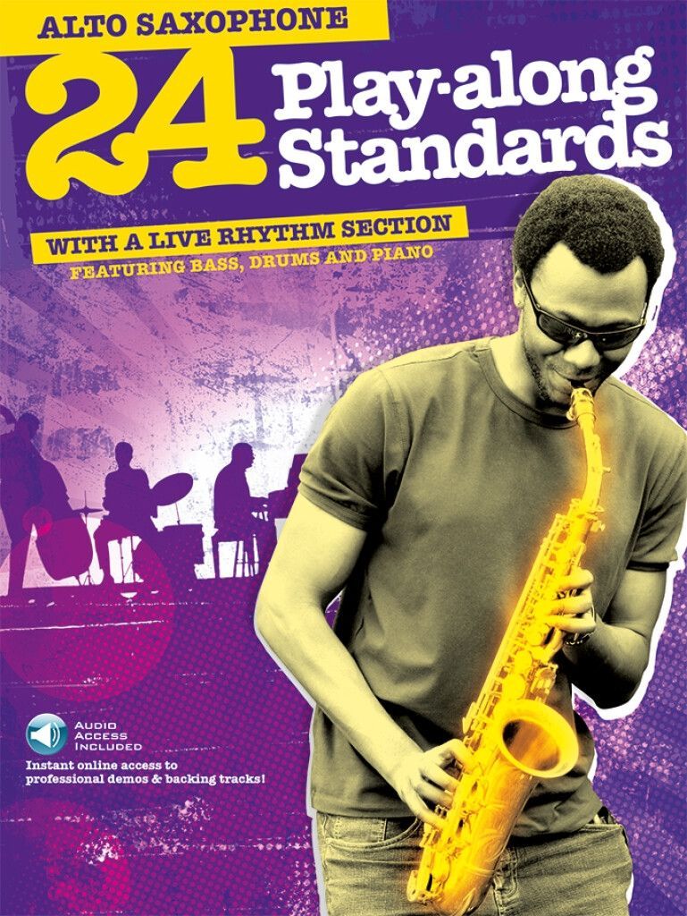 Noten 24 Playalong Standards AltoSax incl. Audio Downloadcode MSAM 999240R