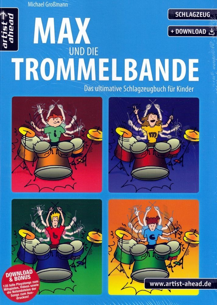 Noten Max und die Trommelbande Schlagzeugbuch für Kinder EAN:9783866420106