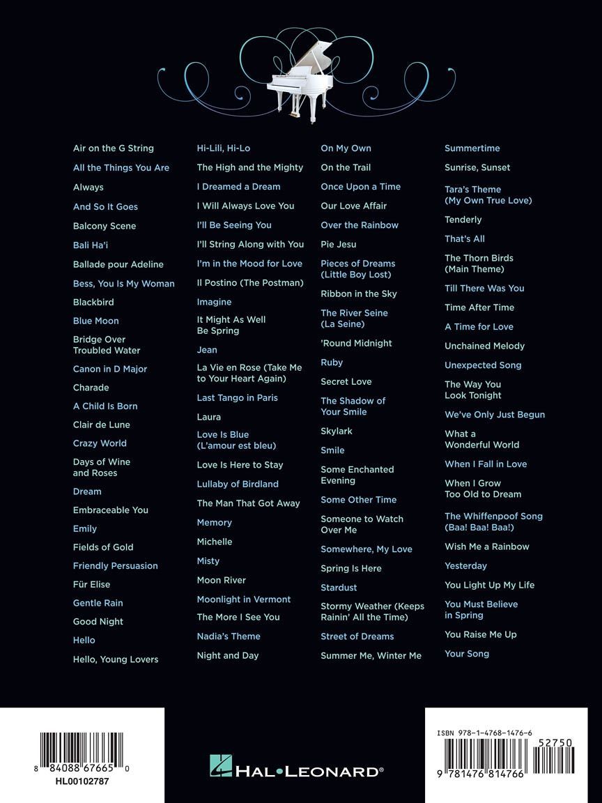 Noten Klavier - 100 of the most beautiful Piano Solos ever HL 102787