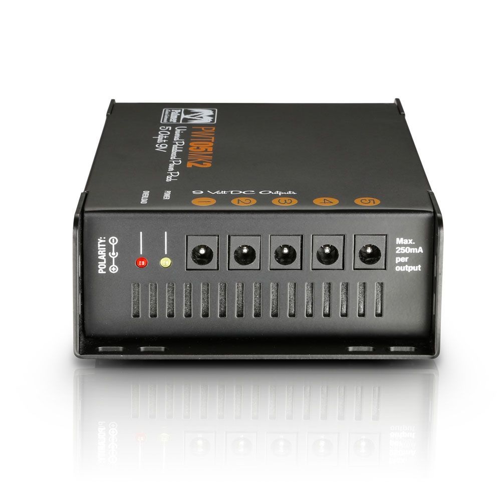 Palmer PWT 05 MK2 Universal Pedalboard Netzteil  5x 9 Volt incl. Kabelset_00035095_