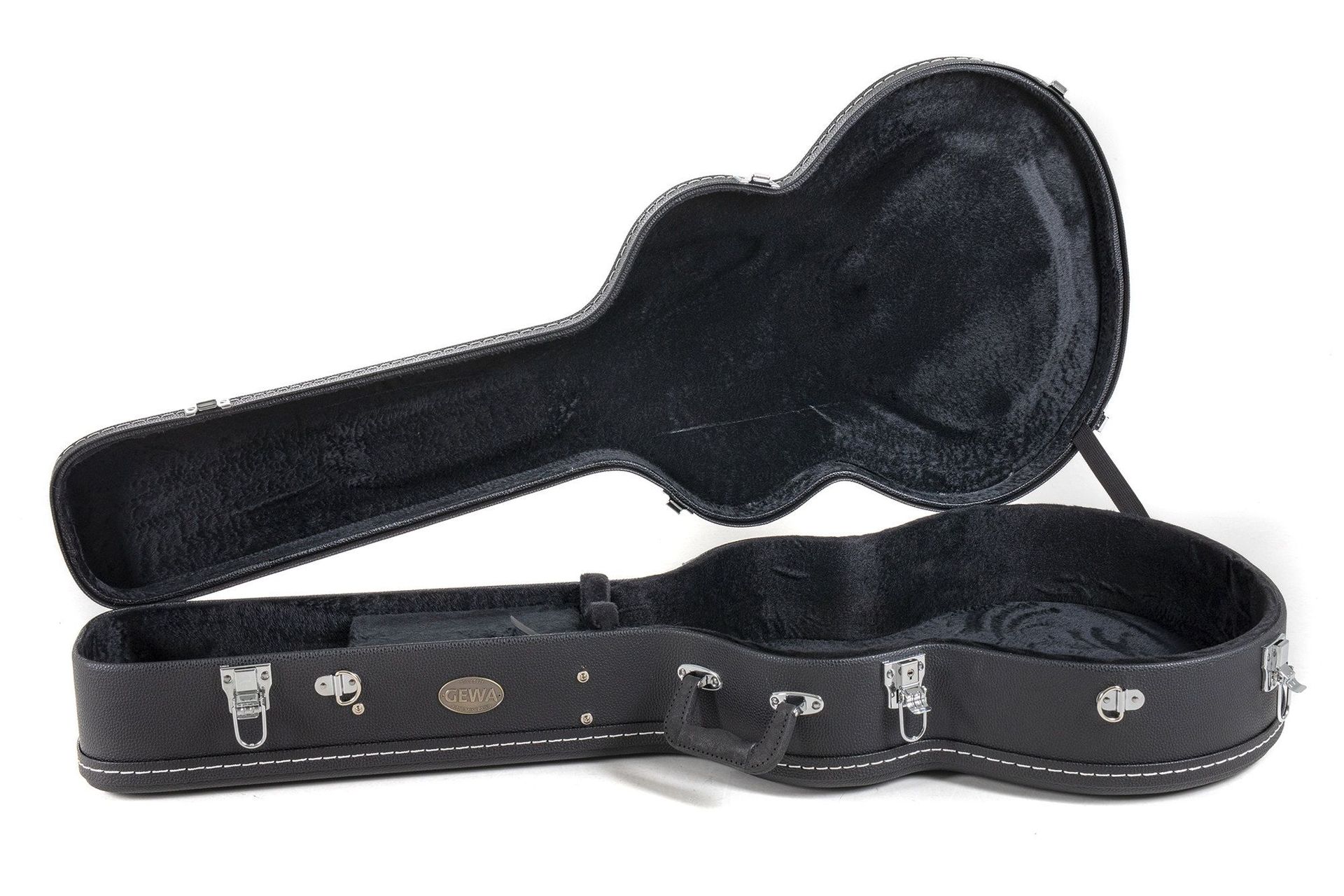 Gewa Gitarrenkoffer für Semiakustik-E-Gitarre Arched Top schwarz Gewa Gitarrenkoffer für Semiakustik-E-Gitarre Arched Top schwarz