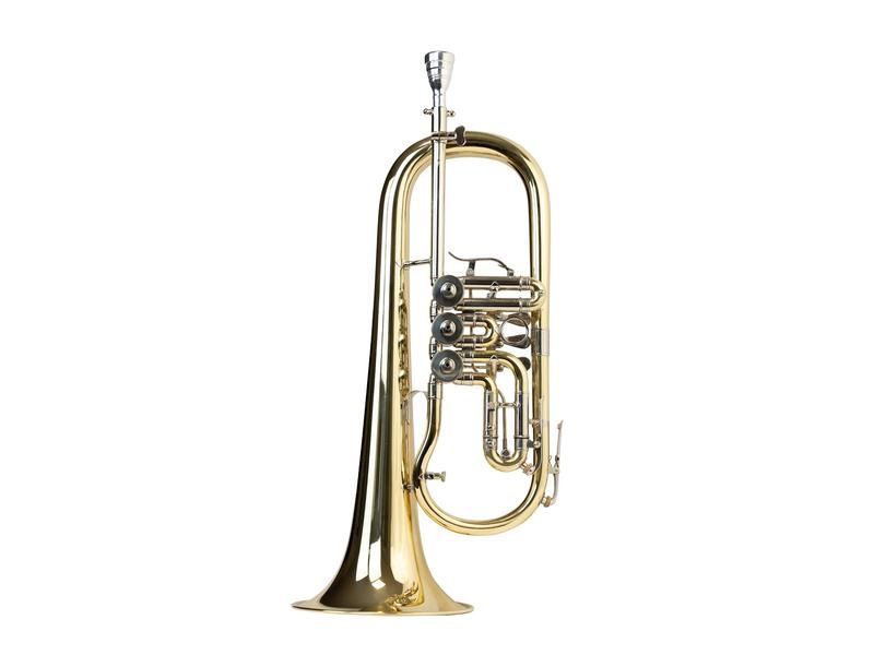Cerveny CFH 502 Konzert-Flügelhorn- Bohrung 11,10mm, Etui u.Zubehör, CFH-502 Cerveny CFH 502 Konzert-Flügelhorn- Bohrung 11,10mm, Etui u.Zubehör, CFH-502