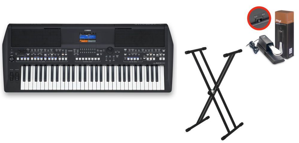 Yamaha PSR-SX 600 Set Keyboard mit passendem Zubehör PSRSX-600