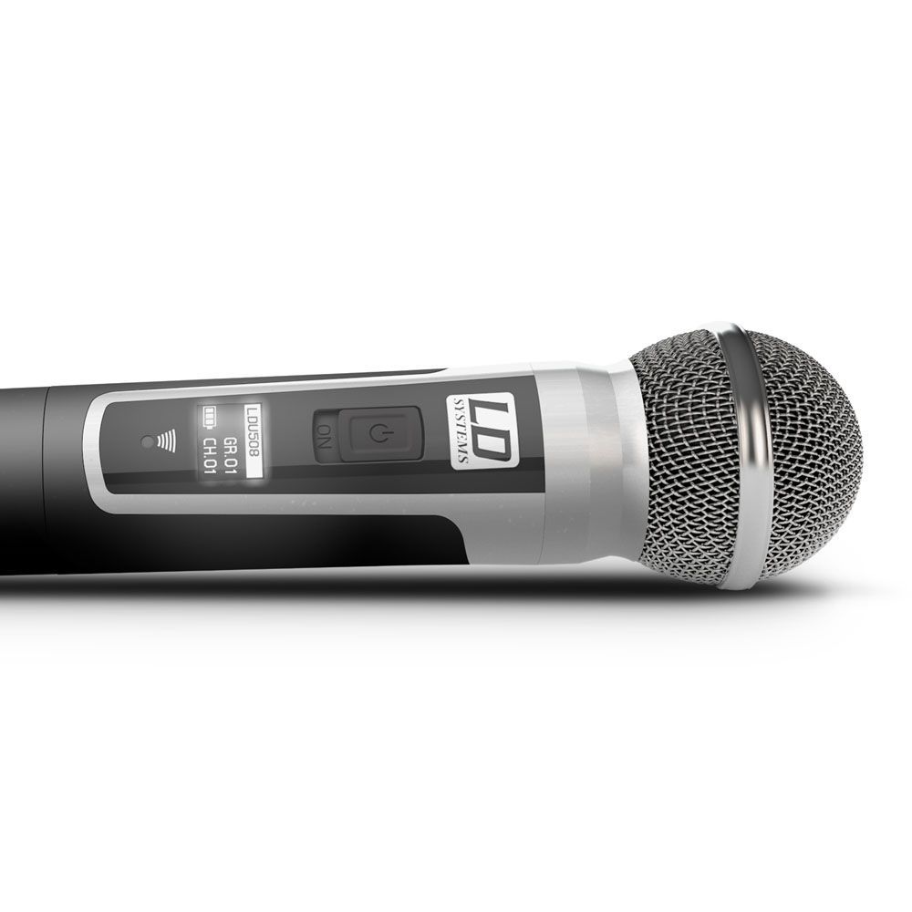 LD Systems U508 HHD UHF Vocal Wireless System, Drahtlos System mit Handsender 