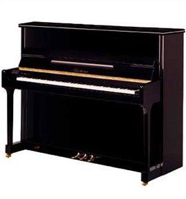 Blüthner Modell C Klavier, 118 cm ,schwarz poliert