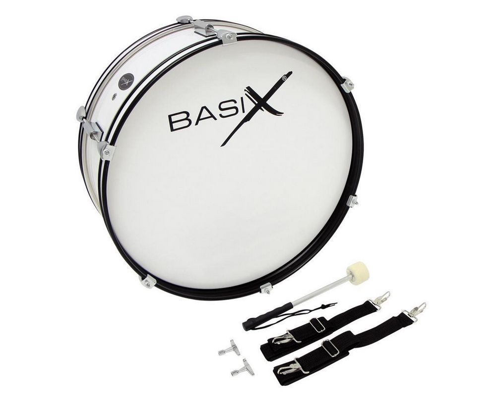 GEWApure Junior Bass Drum Kindermarschpauke/  Fan-Trommel 22" x 7" / Weiss_00025813_