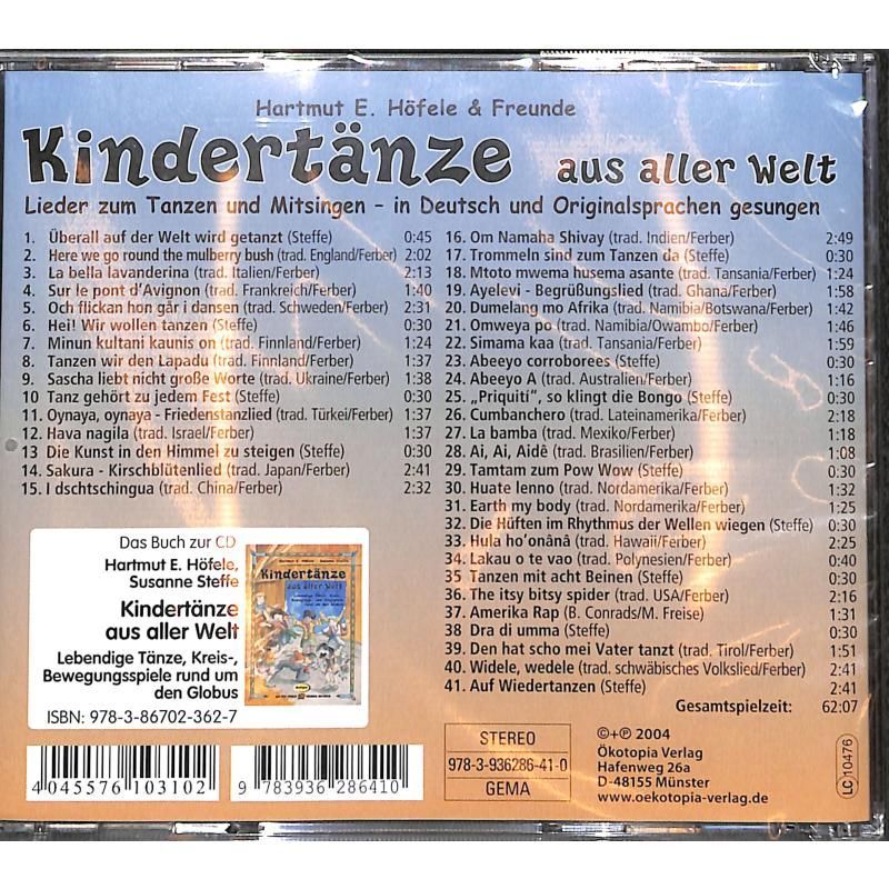 CD Kindertänze aus aller Welt CD zum Buch Art.00012411 Ökotopia 936286410