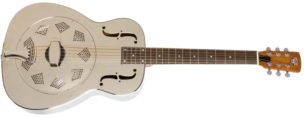 Dobro Hound Dog M-14 Round Neck