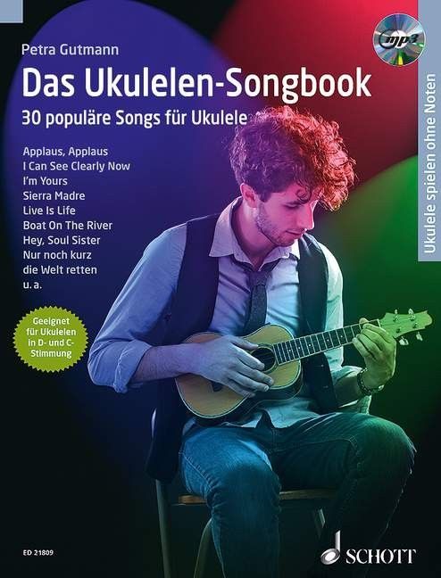 Noten Das Ukulelen Songbook mit CD Schott Verlag ED 21809 Gutmann Petra