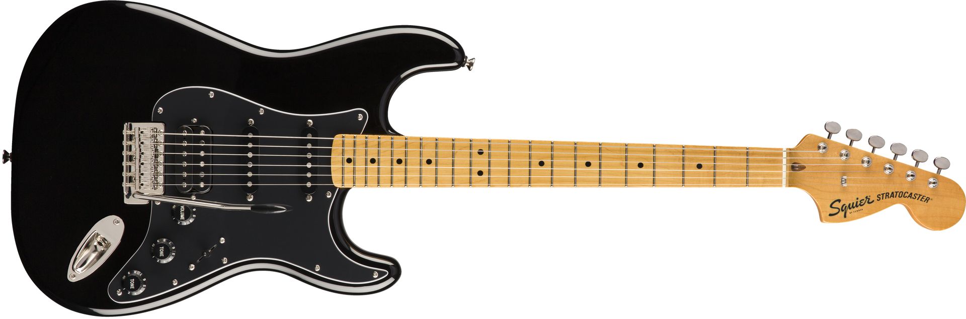 Squier Classic Vibe '70s Stratocaster HSS, Maple FB BLK 