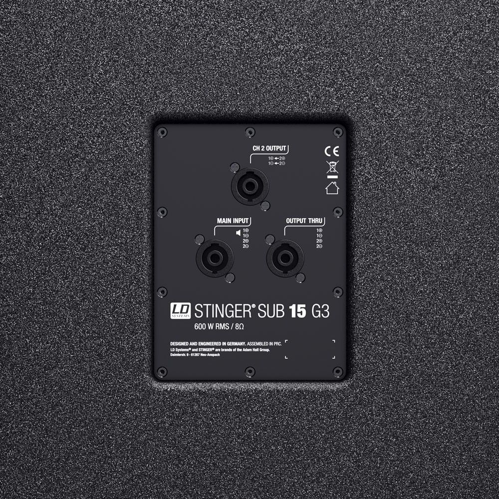 LD Systems Stinger SUB 15 G3 Passiver 15” Subwoofer LD Systems Stinger SUB 15 G3 Passiver 15” Subwoofer