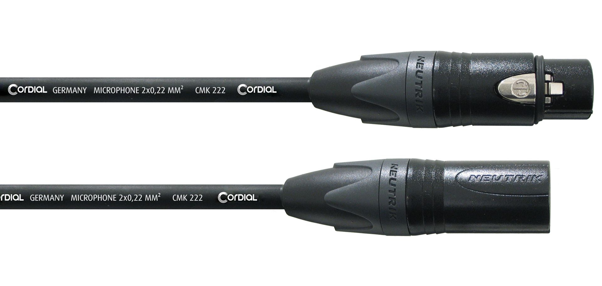 Cordial CPM 10 FM Mikrofonkabel Neutrik XLR male/female, 10 Meter schwarz_00053584_