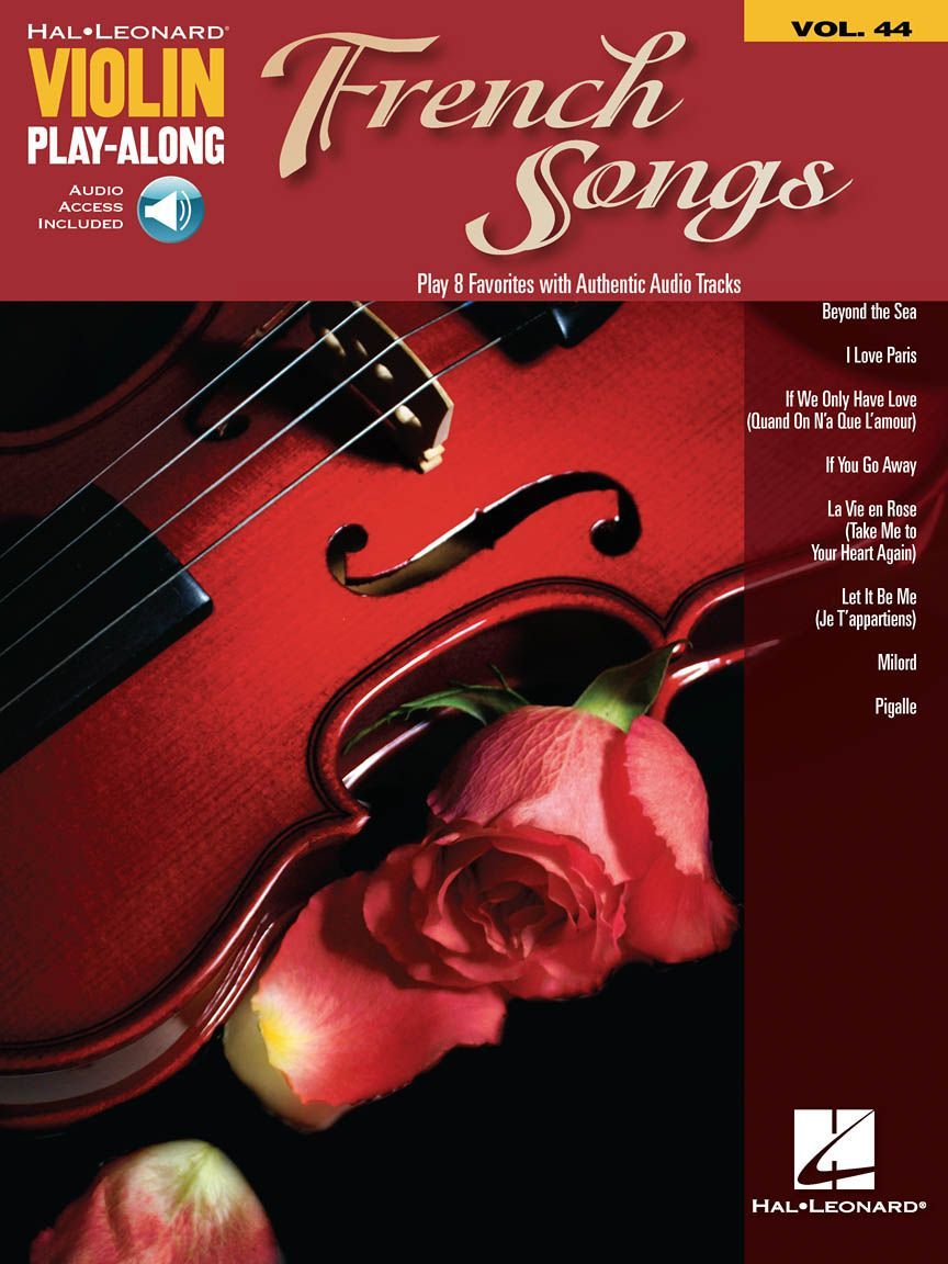 Noten French Songs Violin Geige incl. Play-Along - HL 122123