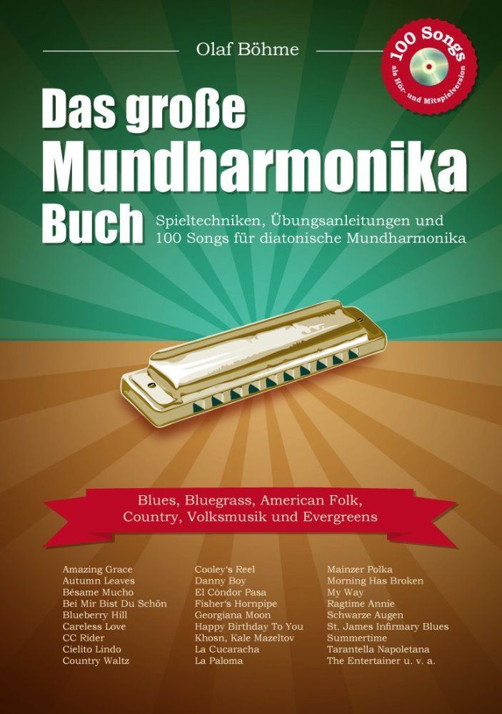 Noten Das große Mundharmonikabuch Olaf Böhme incl. Audio-Downloadcode 100 Songs