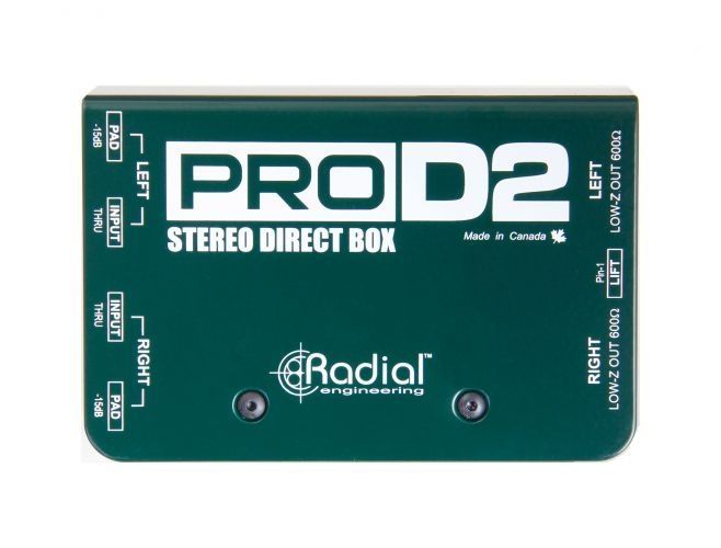 Radial Engineering Pro D2 passive Stereo DI-Box