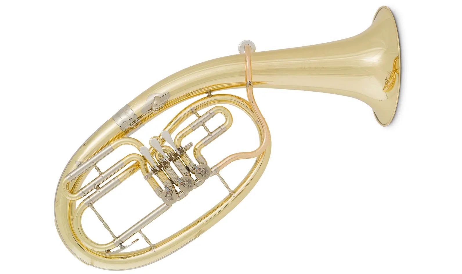 B&S 32 2-1-0 Bb-Tenorhorn, 14,00 mm Bohrung, Messing, incl.Etui und Zubehör