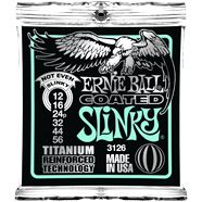 Ernie Ball EB-3126 E-Gitarren Saiten Coated Slinky Titanium 0.12-.056