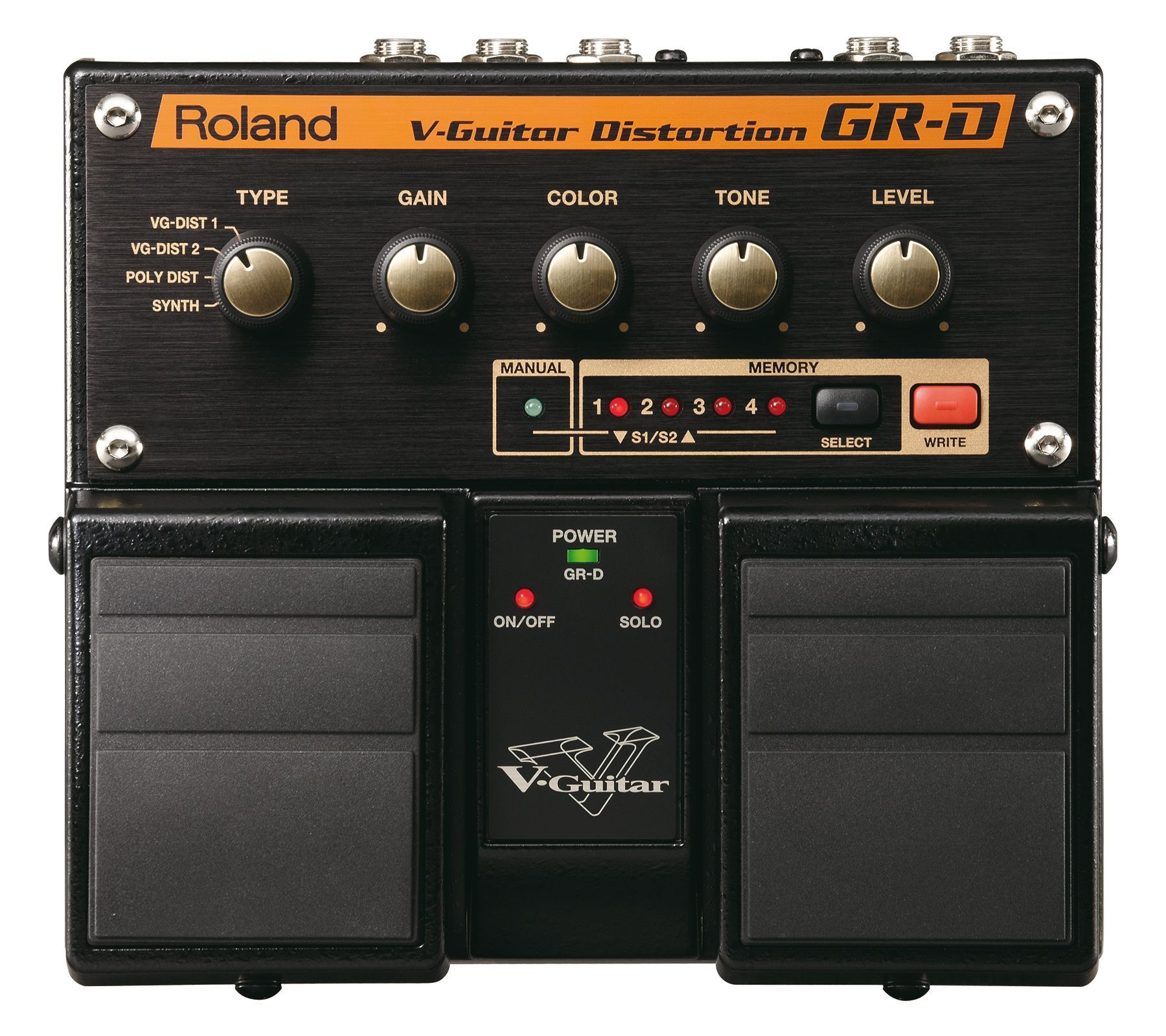 4957054502782 - Roland GR-D V-Guitar Distortion Twin Pedal für E-Gitarre mit GK-Pickup 4957054502782 - Roland GR-D V-Guitar Distortion Twin Pedal für E-Gitarre mit GK-Pickup
