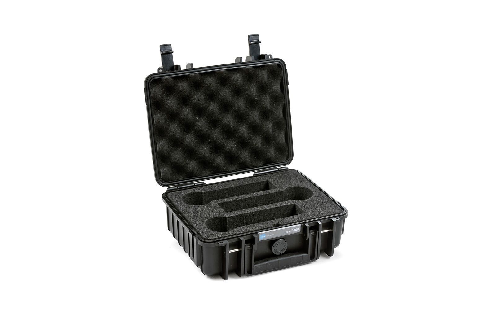 B&W ProAudio Case 1000 für 3 Mikrofone, schlagfester Koffer aus Polypropylen