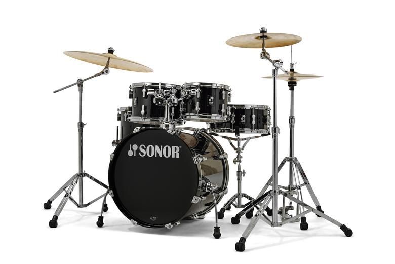 Sonor AQ1 Studio Schlagzeug Piano Black 20 10 12 14 Snare  - Onlineshop Musikhaus Markstein