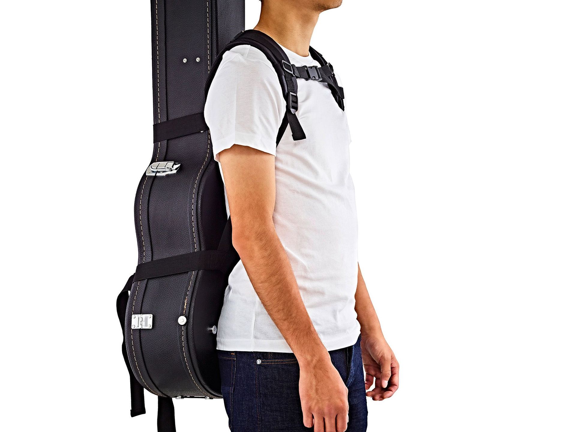 Ortega OBPS Back Pack Strap zum Schultern eines Gitarrenkoffers