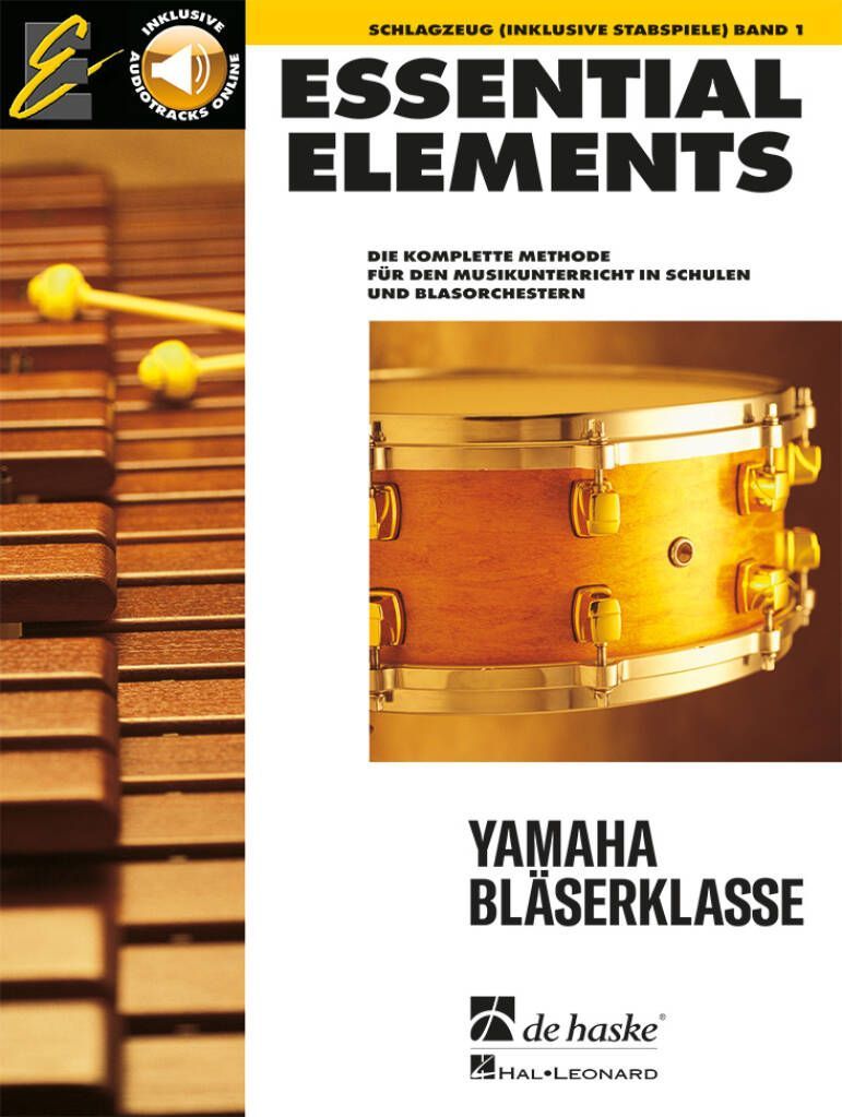 Noten ESSENTIAL ELEMENTS 1 Schlagzeug incl.Audiodownloadcode Yamaha Bläserklasse