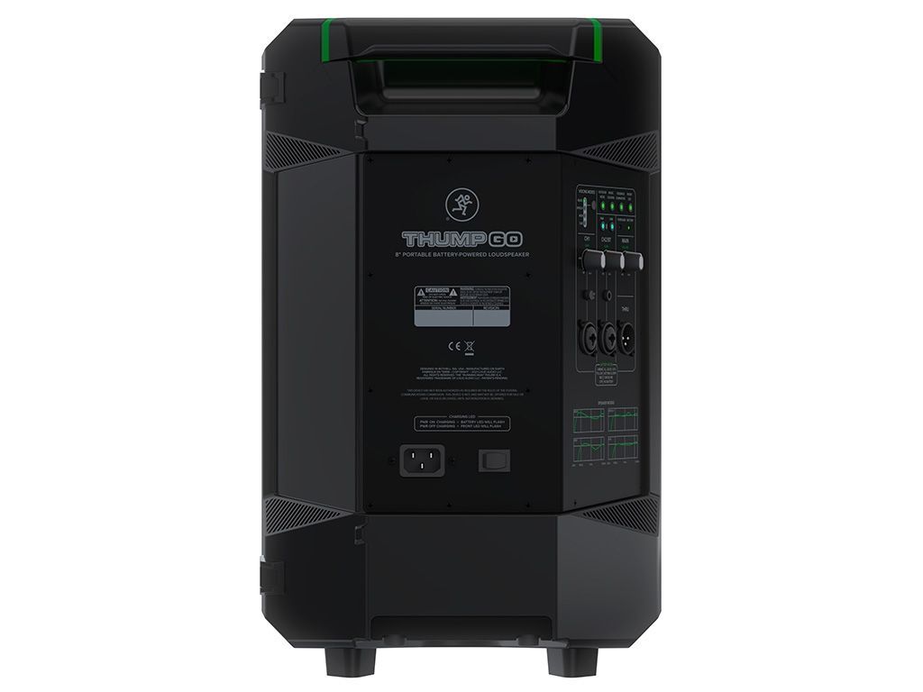 Mackie Thump Go Akkubox Tragbare Akkubetriebene Lautsprecherbox mit Mixer