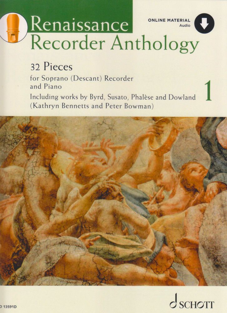Noten Renaissance recorder anthology 1 für Sopran-Blockflöte, Klavier, Gitarre_00055078_
