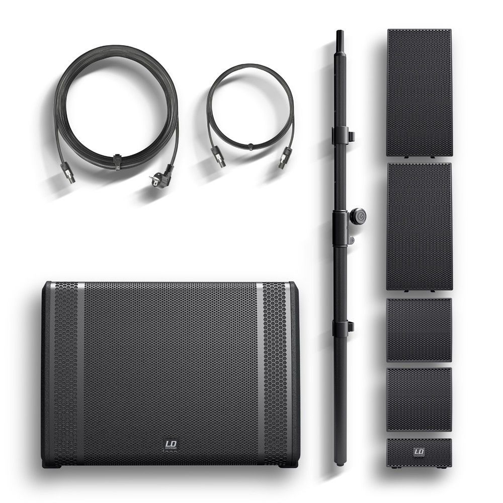 LD Systems CURV 500 TS Kompaktes Touring Array System für PA und Monitor