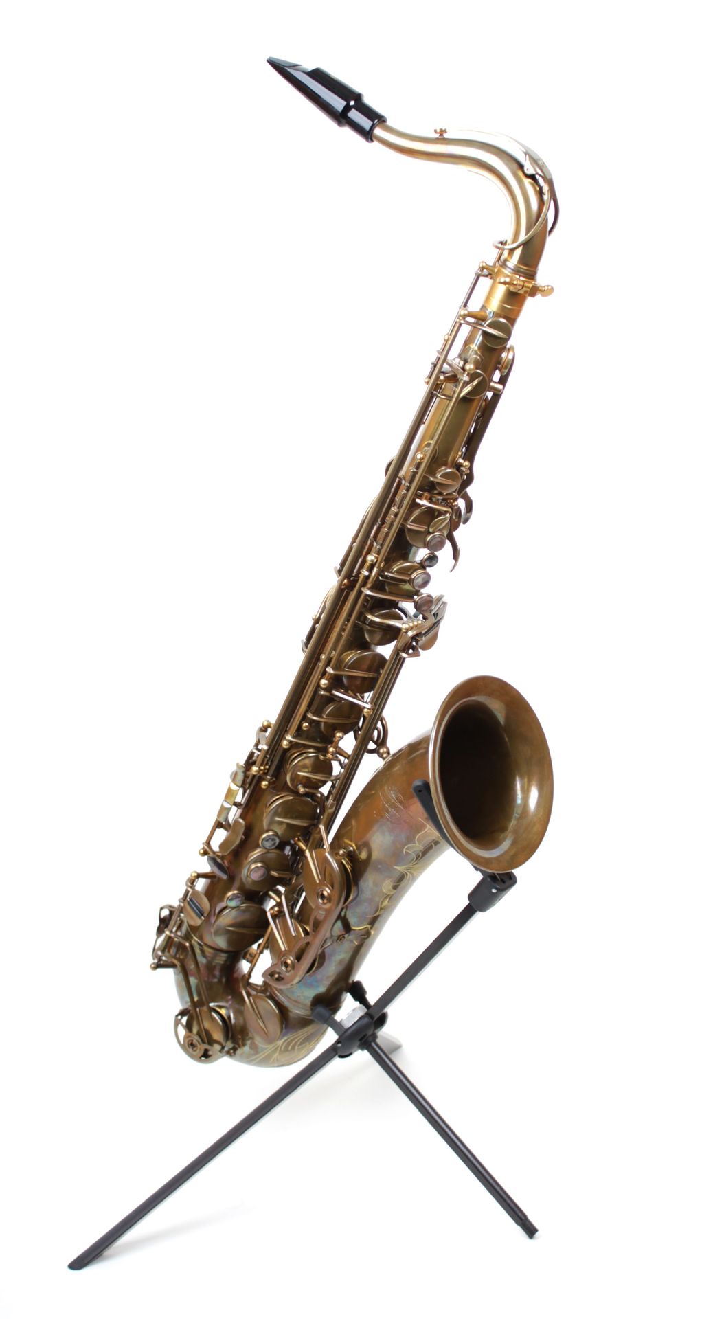 Le Monde Tenorsax Satellite RAW (unlackiert ), incl. Etui 