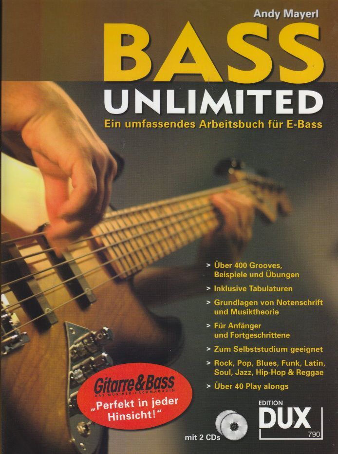 Noten Bass unlimited Ein umfangreiches Arbeitsbuch DUX 790 Markstein Notensuche