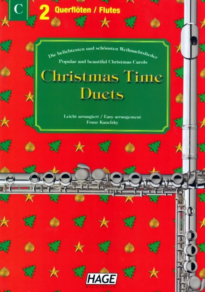 Noten Christmas Time Duets Querflöte Ed Hage 1091 Duette für 2 Querflöten _00008041_