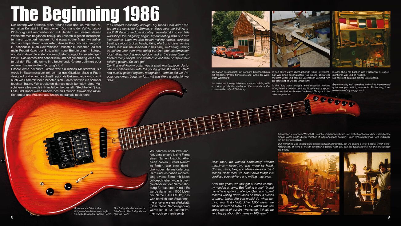 Das Sandberg Buch - THE FACE OF BASS     Jubiläumsausgabe 40 Jahre