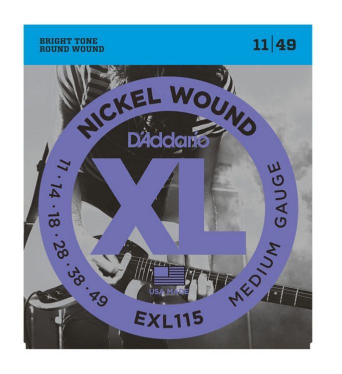 D'Addario EXL115 E-Gitarren Saiten .011-.049