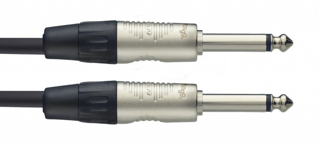 Gitarrenkabel 6,3mm Klinke/Klinke, Mono, REAN, 10 Meter, schwarz_00025531_