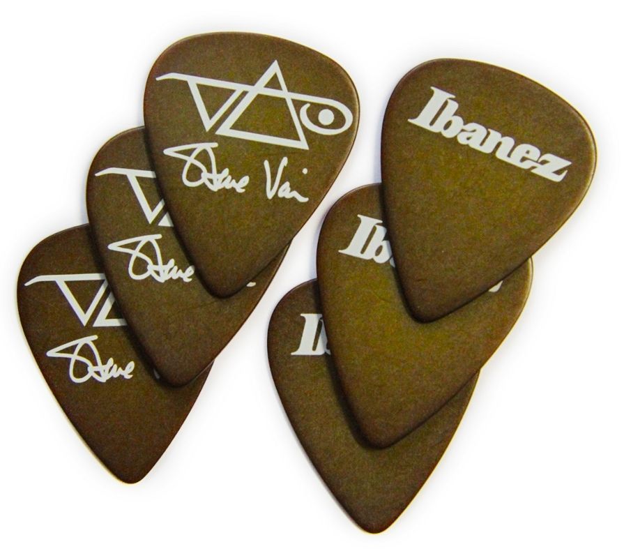 4515110332522 - Steve Vai Guitar-Pick Brown 6er Pack Polyacetal Picks Heavy 1mm 4515110332522 - Steve Vai Guitar-Pick Brown 6er Pack Polyacetal Picks Heavy 1mm