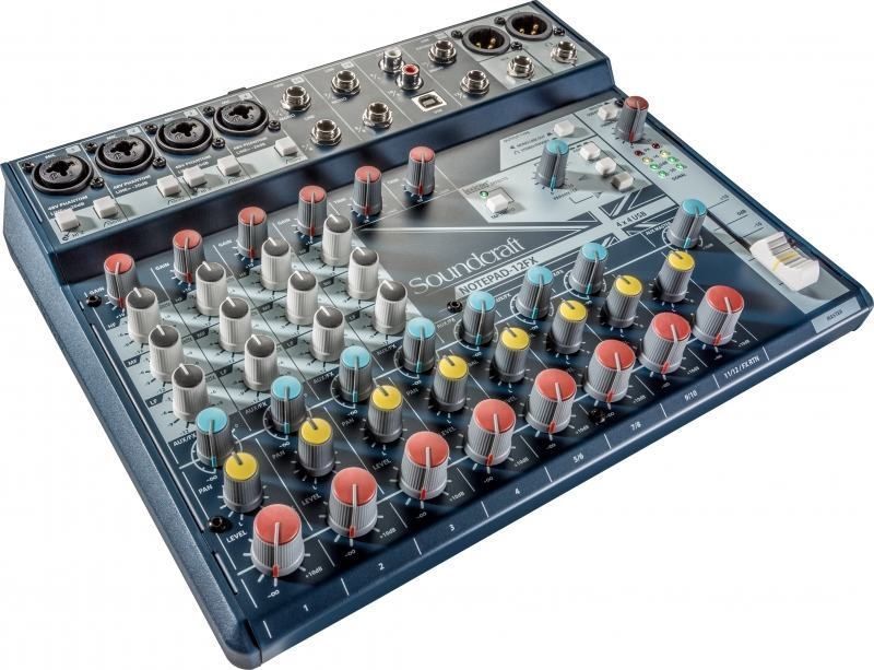 Soundcraft Notepad-12FX Kompaktmischpult  12-Kanal Mixer