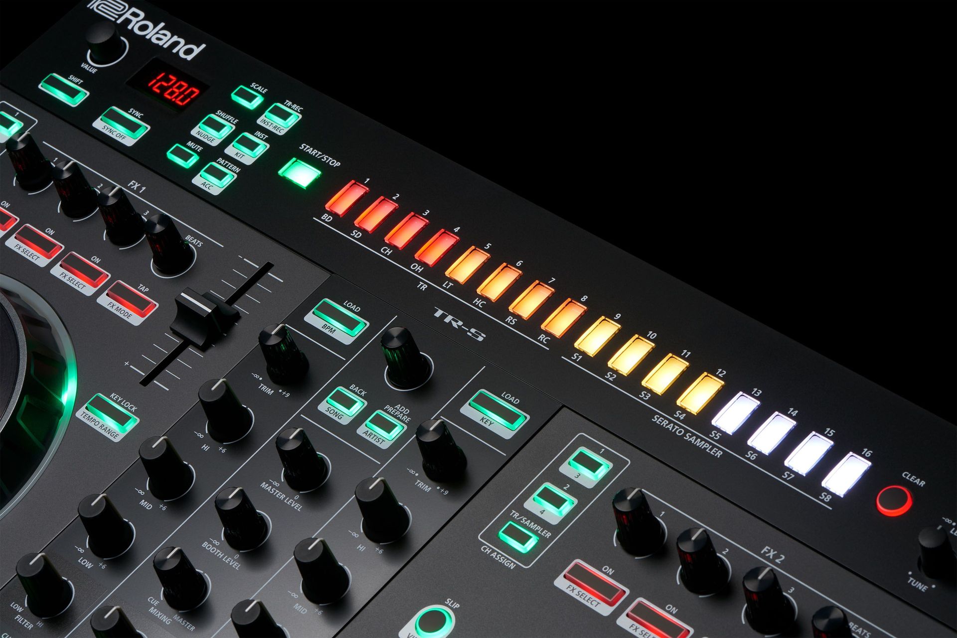 Roland DJ-505 2-Kanal DJ Controller für Serato DJ mit vier Decks Roland DJ-505 2-Kanal DJ Controller für Serato DJ mit vier Decks