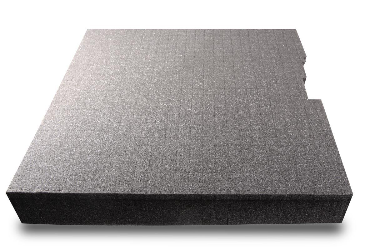 MHM Flex-Cut Inlay für 2HE Rackschublade, Schaumstoffblock Flex Cut 