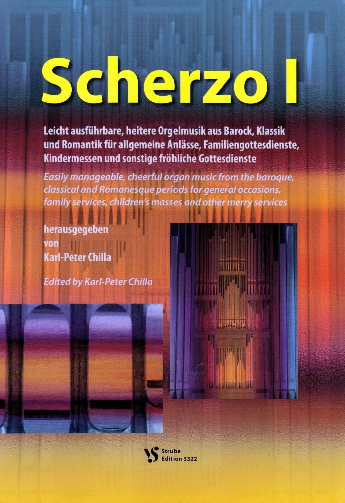 Noten Scherzo I 1 Karl Peter Chilla Strube VS 3322 Orgel Gottesdienst organ