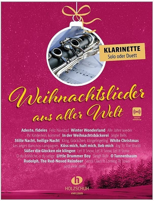 Noten Weihnachtslieder aus aller Welt Klarinette Holzschuh VHR 13505