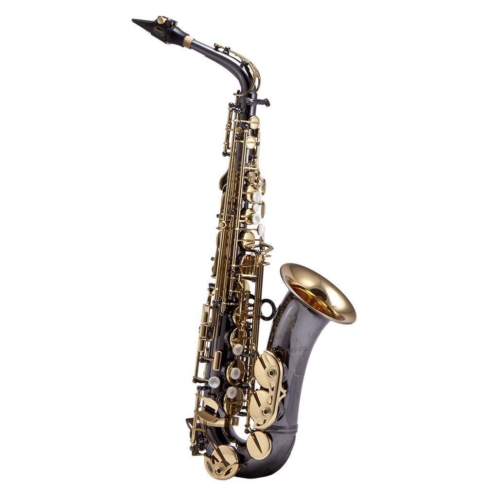 J.Keilwerth SX-90R Altsaxophon JK2400-5B-0, schwarz nickel, Etui+Zubehör