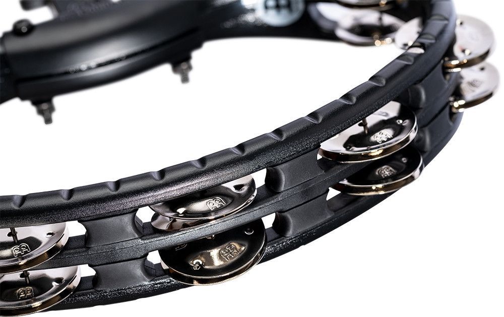 Meinl TMT2-BK Drum Tambourin  Stahlschellen